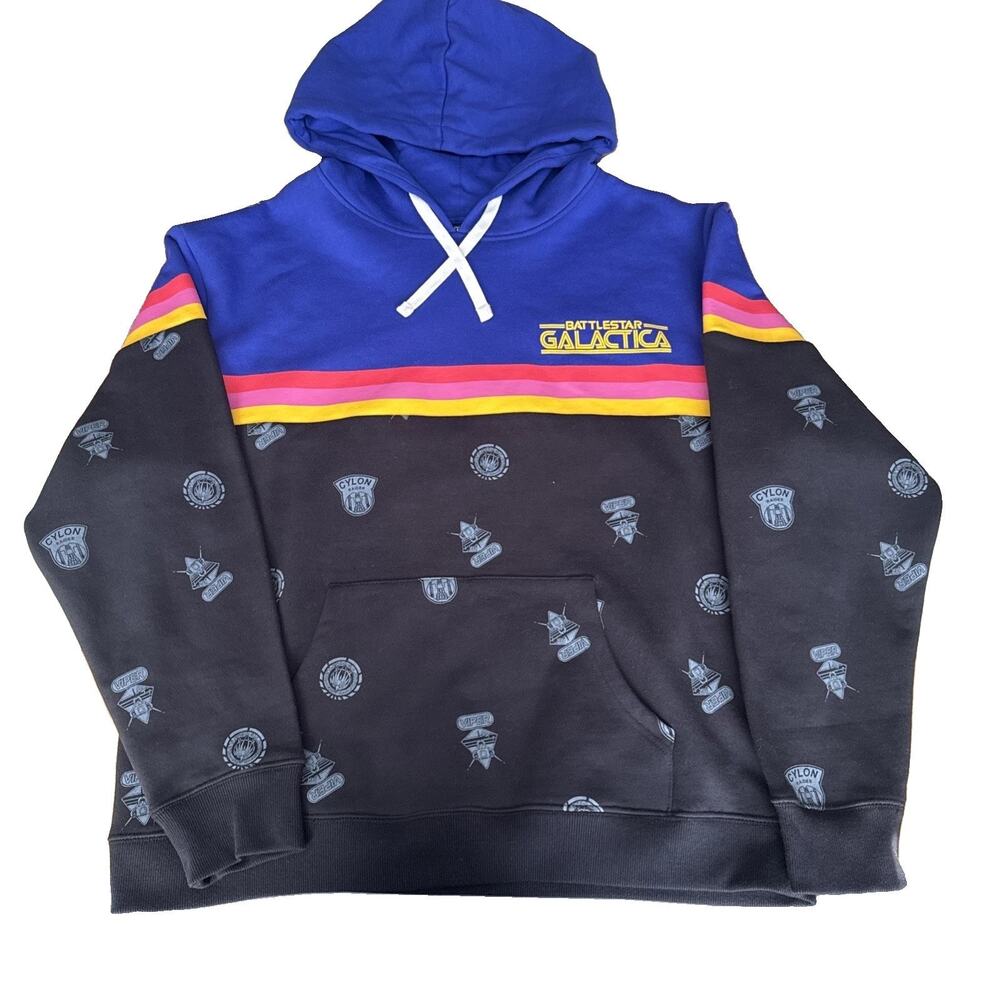 Universal Studios Battlestar Galactica Hooded Sweatshirt - LARGE